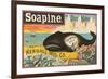 Beached Whale Cleaned by Soapine-null-Framed Art Print