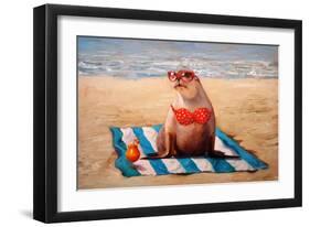 Beached-Lucia Heffernan-Framed Art Print