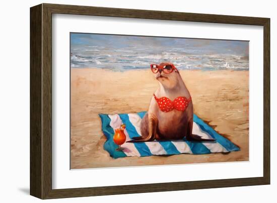 Beached-Lucia Heffernan-Framed Art Print