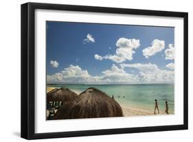 Beaches and Resorts on the West Side of Isla Cozumel, Mexico-Michel Benoy Westmorland-Framed Photographic Print