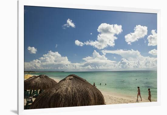 Beaches and Resorts on the West Side of Isla Cozumel, Mexico-Michel Benoy Westmorland-Framed Photographic Print