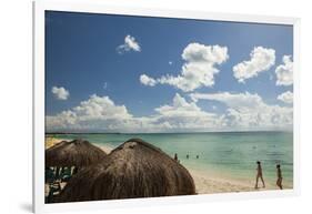 Beaches and Resorts on the West Side of Isla Cozumel, Mexico-Michel Benoy Westmorland-Framed Photographic Print