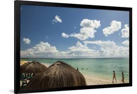 Beaches and Resorts on the West Side of Isla Cozumel, Mexico-Michel Benoy Westmorland-Framed Photographic Print