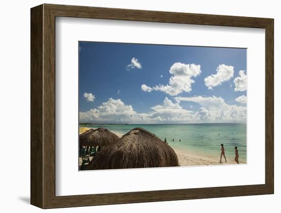 Beaches and Resorts on the West Side of Isla Cozumel, Mexico-Michel Benoy Westmorland-Framed Photographic Print