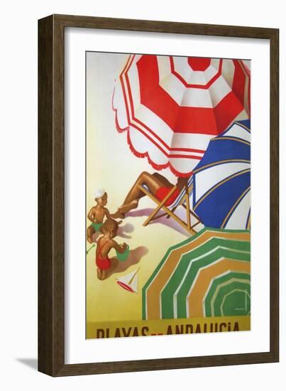 Beachesof Andalucia-null-Framed Giclee Print