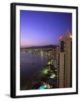 Beachfront, Acapulco, Mexico-Walter Bibikow-Framed Premium Photographic Print