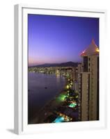 Beachfront, Acapulco, Mexico-Walter Bibikow-Framed Premium Photographic Print