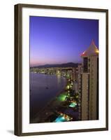 Beachfront, Acapulco, Mexico-Walter Bibikow-Framed Premium Photographic Print