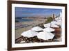 Beachfront Bar, Playa De Las Vistas, Los Cristianos, Tenerife, Canary Islands, 2007-Peter Thompson-Framed Photographic Print