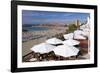 Beachfront Bar, Playa De Las Vistas, Los Cristianos, Tenerife, Canary Islands, 2007-Peter Thompson-Framed Photographic Print