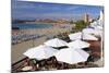 Beachfront Bar, Playa De Las Vistas, Los Cristianos, Tenerife, Canary Islands, 2007-Peter Thompson-Mounted Photographic Print