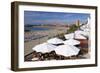 Beachfront Bar, Playa De Las Vistas, Los Cristianos, Tenerife, Canary Islands, 2007-Peter Thompson-Framed Photographic Print