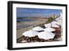 Beachfront Bar, Playa De Las Vistas, Los Cristianos, Tenerife, Canary Islands, 2007-Peter Thompson-Framed Photographic Print