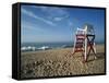 Beachfront, Charleston Beach, Rhode Island, USA-Walter Bibikow-Framed Stretched Canvas