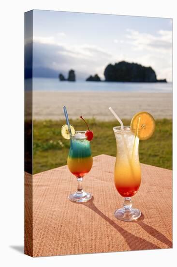 Beachfront Cocktails at Pantai Tanjung Rhu-Gavin Hellier-Stretched Canvas