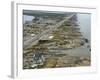 Beachfront Home Stands Among the Debris in Gilchrist, Texas after Hurricane Ike Hit the Area-null-Framed Photographic Print