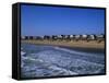 Beachfront Homes, Atlantic, Nags Head-Barry Winiker-Framed Stretched Canvas