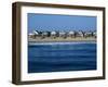 Beachfront Homes, Atlantic, Nags Head-Barry Winiker-Framed Premium Photographic Print