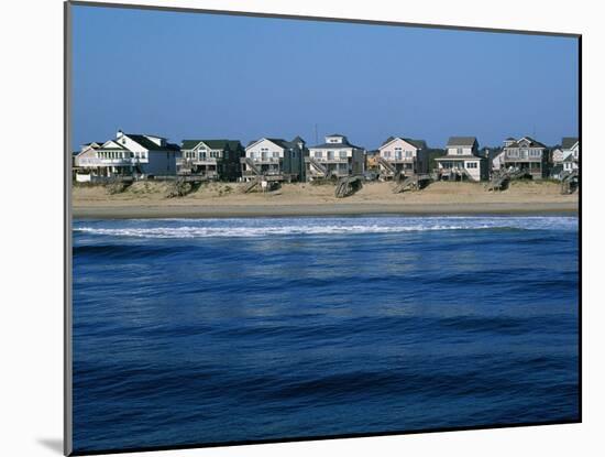 Beachfront Homes, Atlantic, Nags Head-Barry Winiker-Mounted Premium Photographic Print