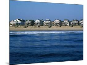 Beachfront Homes, Atlantic, Nags Head-Barry Winiker-Mounted Photographic Print