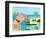 Beachfront Property 1-Jan Weiss-Framed Art Print