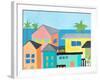 Beachfront Property 1-Jan Weiss-Framed Art Print