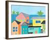 Beachfront Property 1-Jan Weiss-Framed Art Print