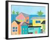 Beachfront Property 1-Jan Weiss-Framed Art Print