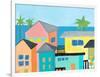 Beachfront Property 1-Jan Weiss-Framed Art Print