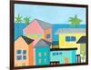 Beachfront Property 1-Jan Weiss-Framed Art Print