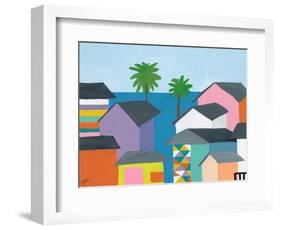 Beachfront Property 2-Jan Weiss-Framed Art Print