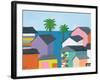 Beachfront Property 2-Jan Weiss-Framed Art Print