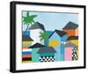 Beachfront Property 3-Jan Weiss-Framed Art Print