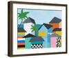 Beachfront Property 3-Jan Weiss-Framed Art Print