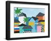 Beachfront Property 3-Jan Weiss-Framed Art Print