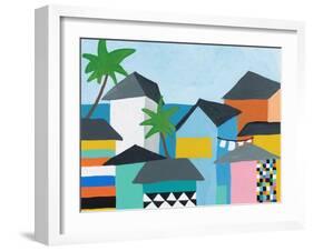 Beachfront Property 3-Jan Weiss-Framed Art Print