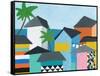 Beachfront Property 3-Jan Weiss-Framed Stretched Canvas