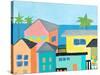 Beachfront Property One-Jan Weiss-Stretched Canvas