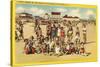 Beachgoers at Wildwood-by-the-Sea, New Jersey-null-Stretched Canvas