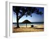 Beachgoers Relaxing at Veradero Beach in Cuba-Eliot Elisofon-Framed Photographic Print