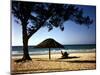 Beachgoers Relaxing at Veradero Beach in Cuba-Eliot Elisofon-Mounted Photographic Print