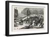 Beaching a Whale at Beer, South Devon, 1876, UK-null-Framed Giclee Print
