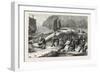 Beaching a Whale at Beer, South Devon, 1876, UK-null-Framed Giclee Print