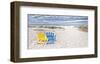 Beaching It-Mary Lou Johnson-Framed Art Print