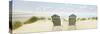 Beachscape Panorama VI-James McLoughlin-Stretched Canvas