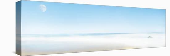 Beachscape Panorama X-James McLoughlin-Stretched Canvas