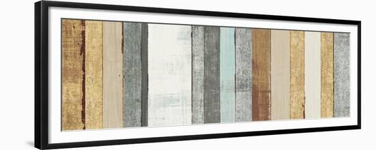 Beachscape VII Gold Neutral-Michael Mullan-Framed Premium Giclee Print