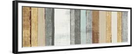 Beachscape VII Gold Neutral-Michael Mullan-Framed Premium Giclee Print