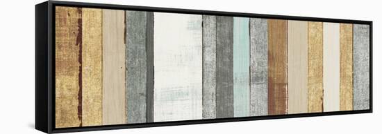 Beachscape VII Gold Neutral-Michael Mullan-Framed Stretched Canvas