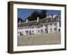 Beachside Cottages Along the Promenade, Lyme Regis, Dorset, England, United Kingdom, Europe-James Emmerson-Framed Photographic Print